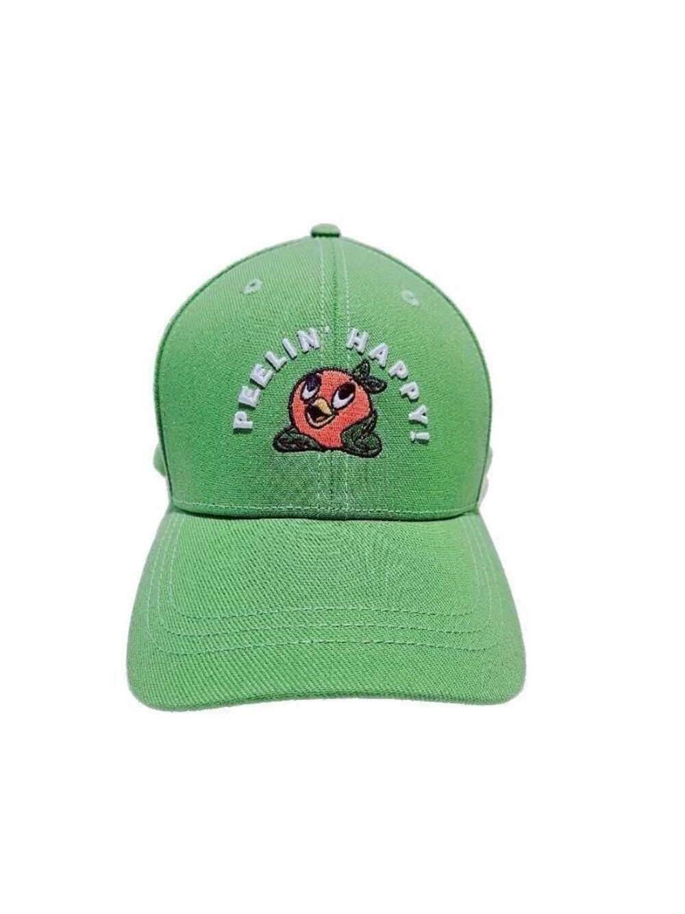 2025 EPCOT Flower & Garden Festival Orange Bird 'Peelin Happy' Green Cap